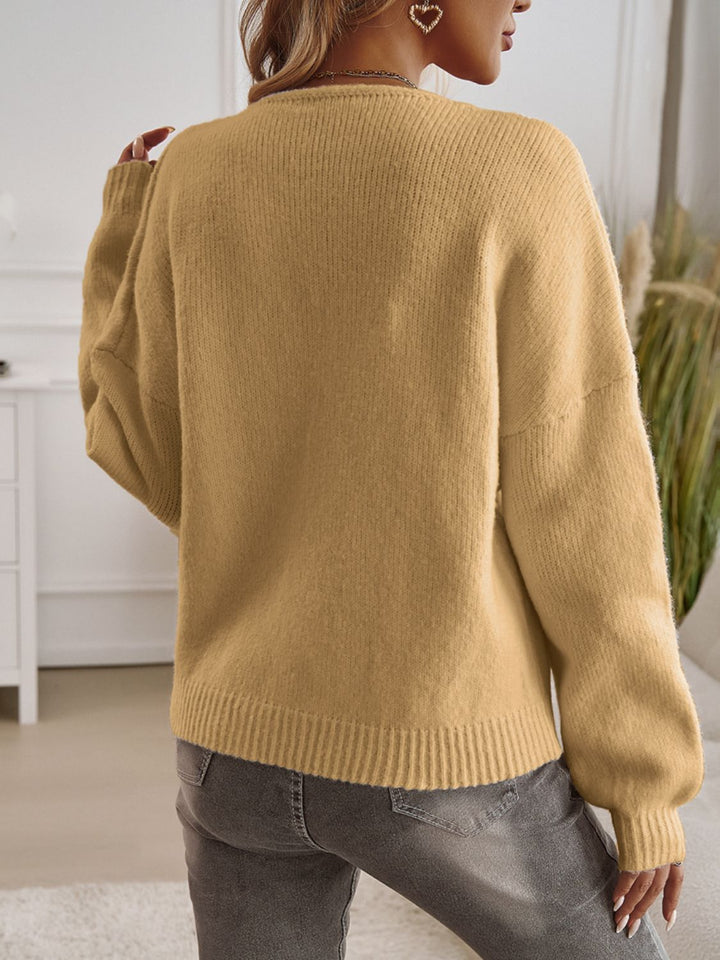 Sofia™ | Cardigan girocollo annodato Allegra-Vita