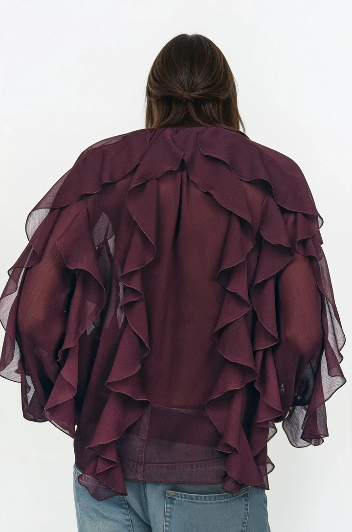 Sofia™ | Desiderio Puro - Blusa con Ruches
