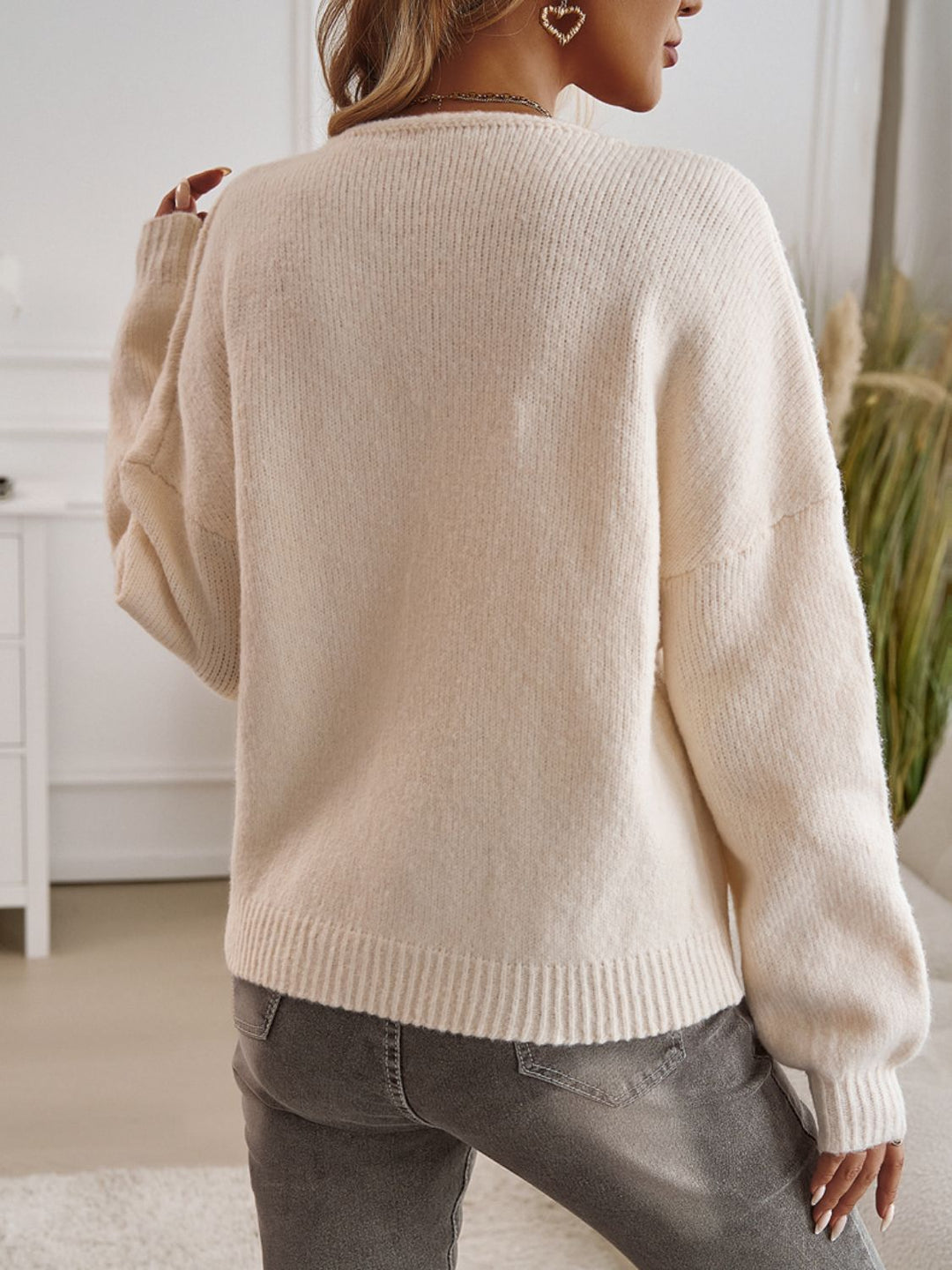 Sofia™ | Cardigan girocollo annodato Allegra-Vita