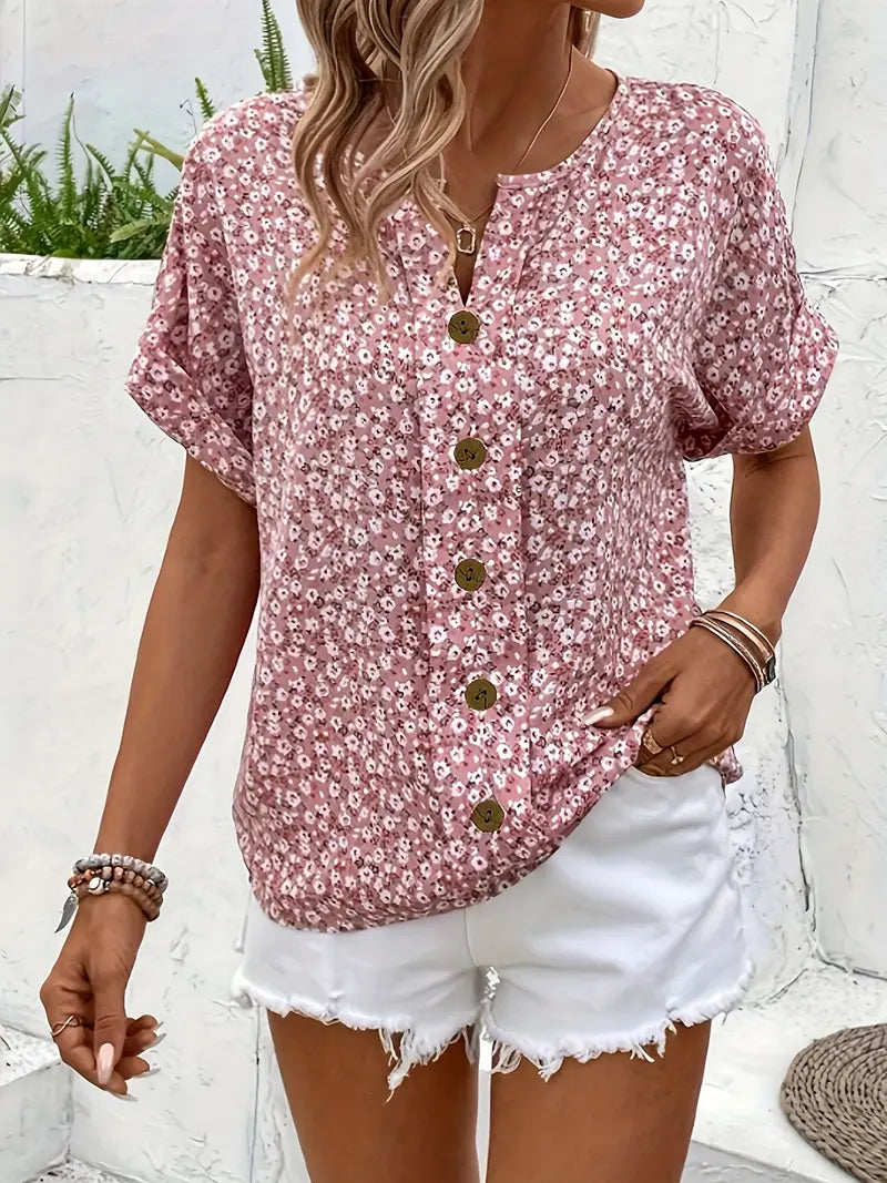 Sofia™ | Brigitte - Affascinante Blusa Floreale