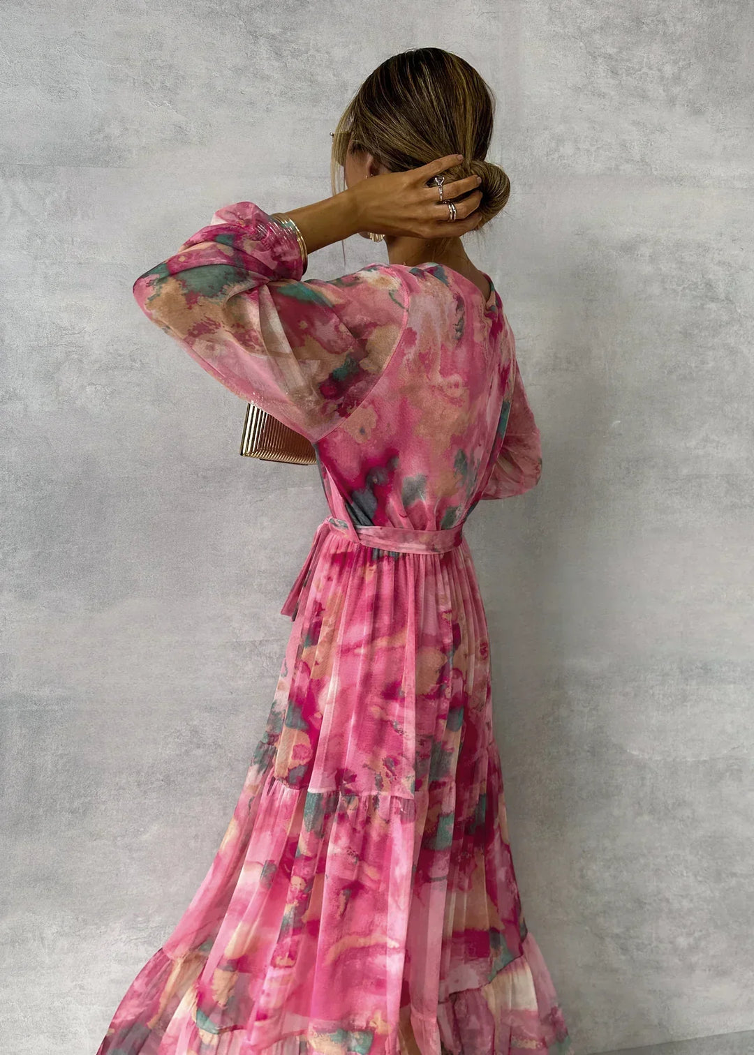 Felicia | Abito Maxi Elegante a Fiori