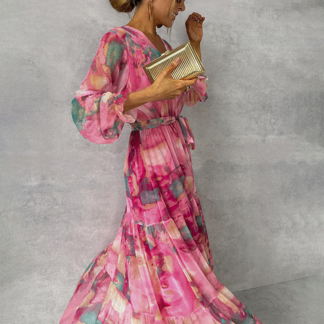 Felicia | Abito Maxi Elegante a Fiori
