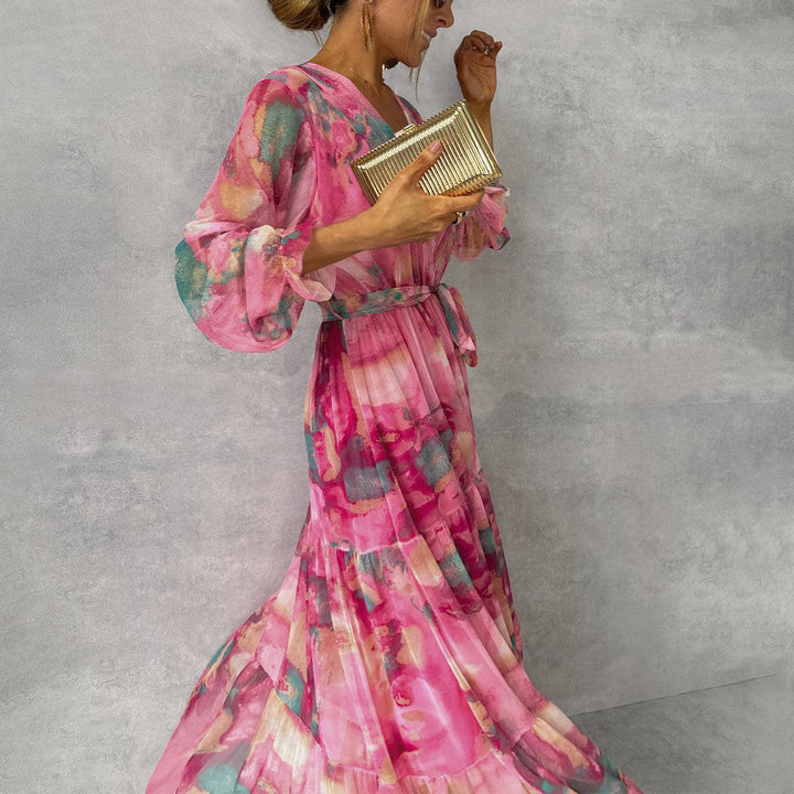 Felicia | Abito Maxi Elegante a Fiori