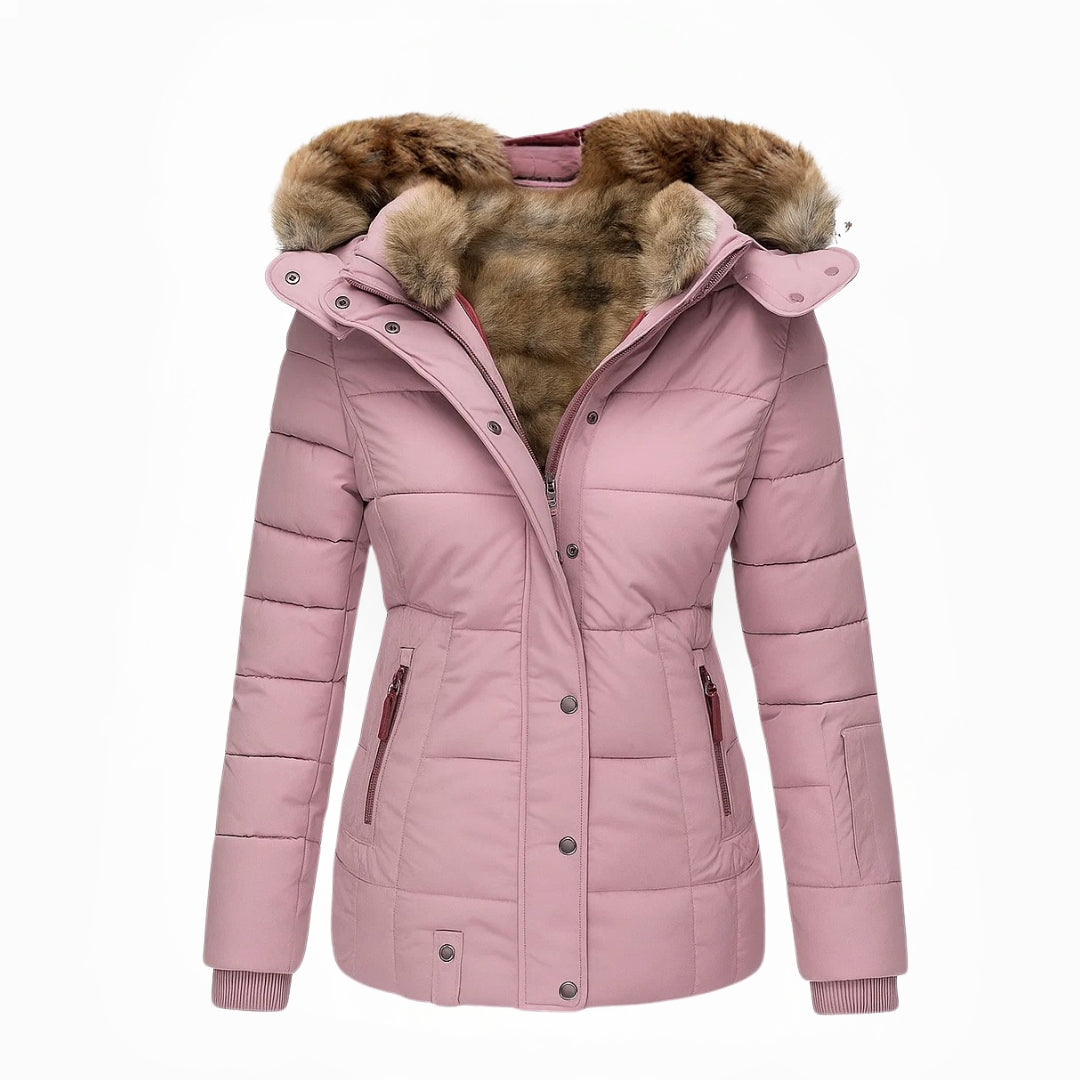 Anna™ | Cappotto invernale foderato in pelliccia