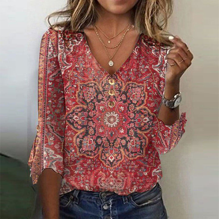 Sofia™ | Valerie - Blusa Vintage Boho