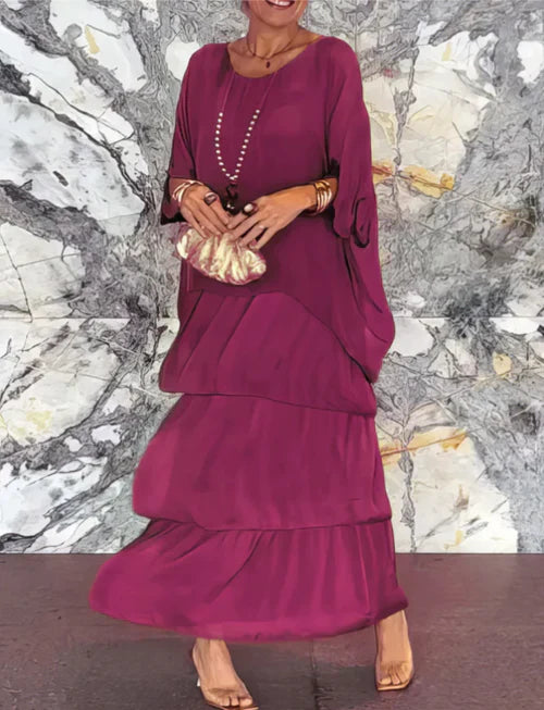 Lara - Vestito maxi elegante fluido