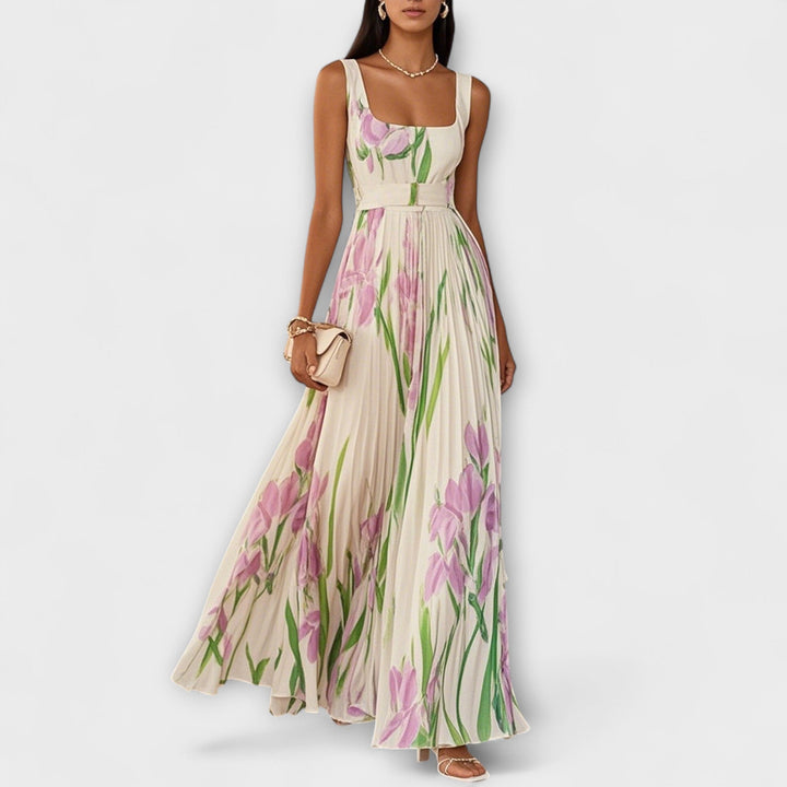 Penélope - Vestito Maxi in Chiffon