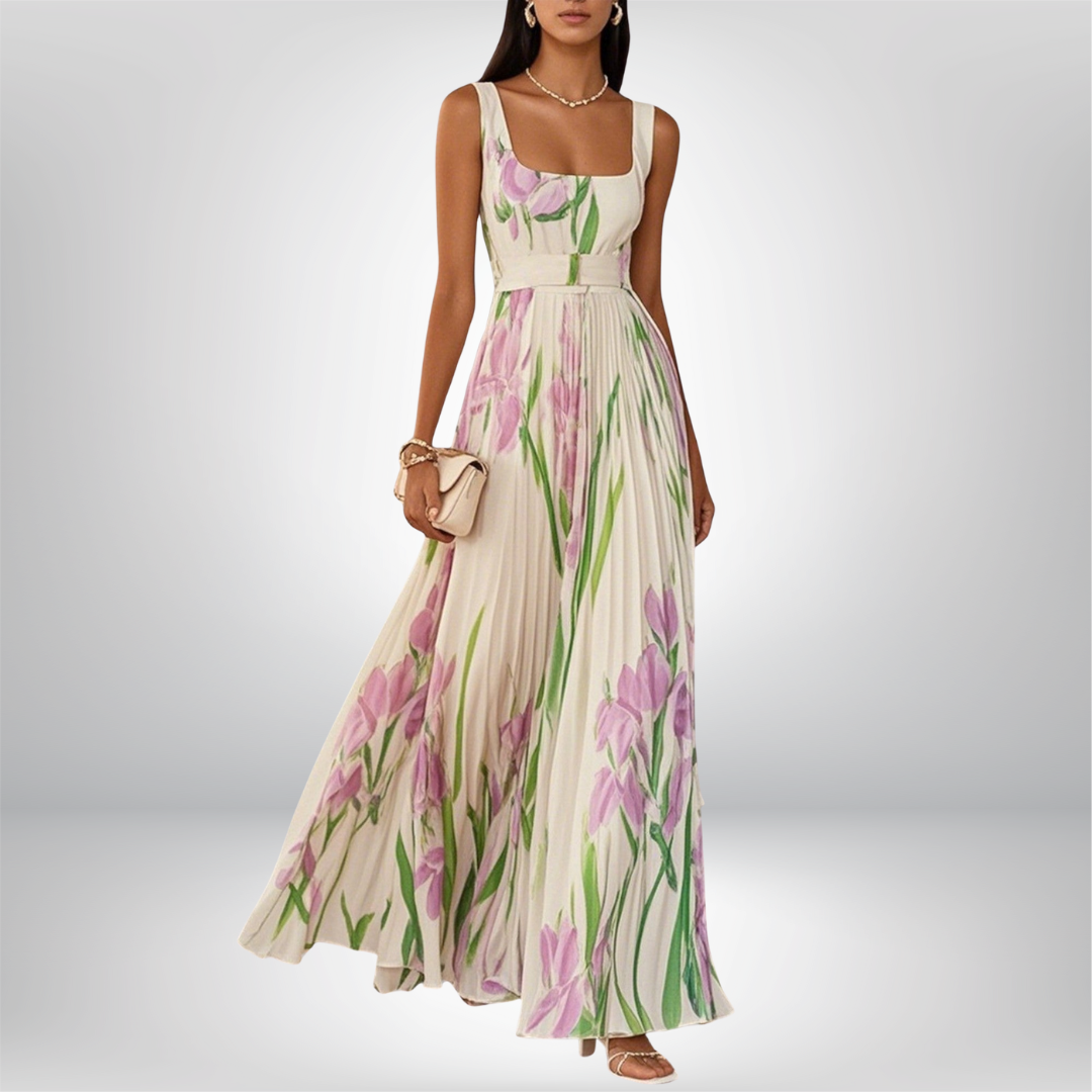 Penélope - Vestito Maxi in Chiffon