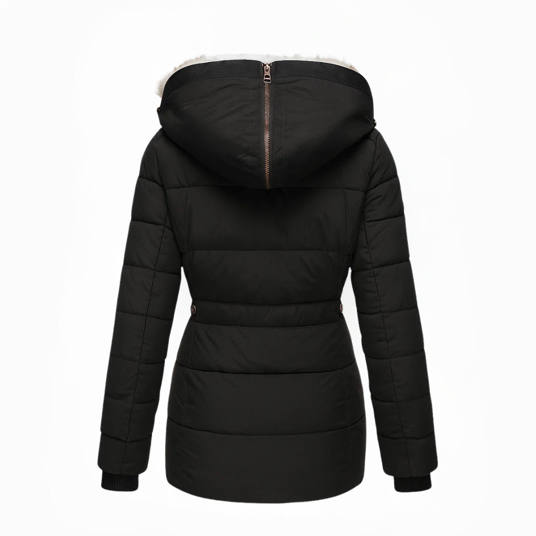 Anna™ | Cappotto invernale foderato in pelliccia