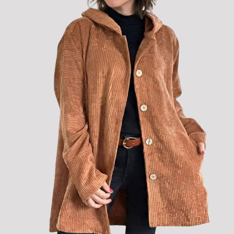 Lucia | Cappotto Leggero in Velluto