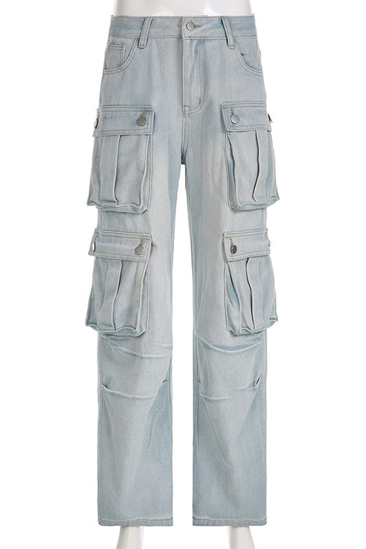 Sofia™ | Jeans dritti con eleganti dettagli in strass