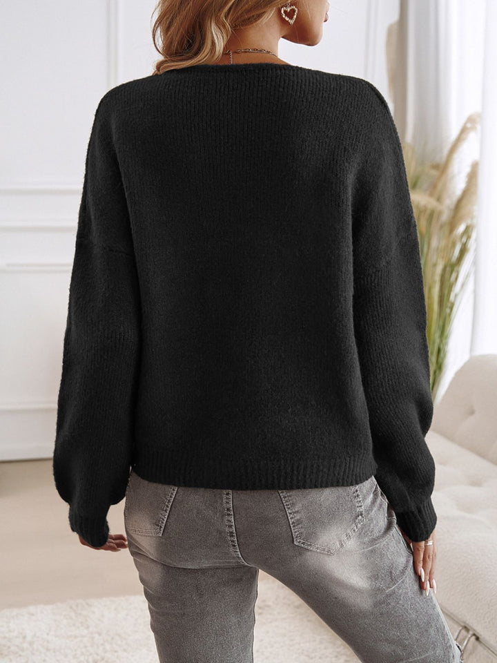 Sofia™ | Cardigan girocollo annodato Allegra-Vita