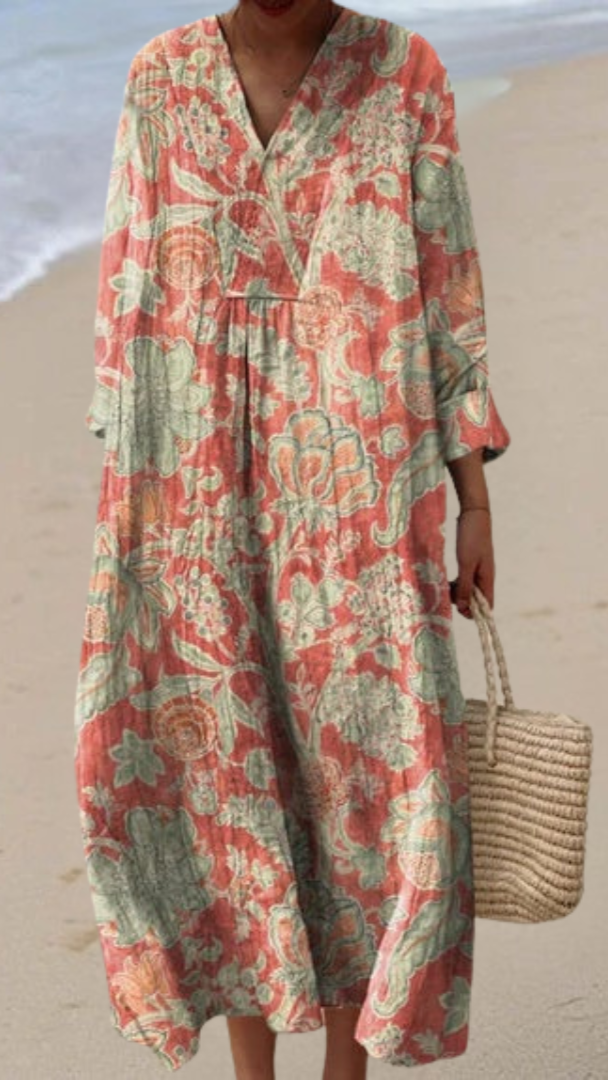 Elis - Vestito floreale vintage