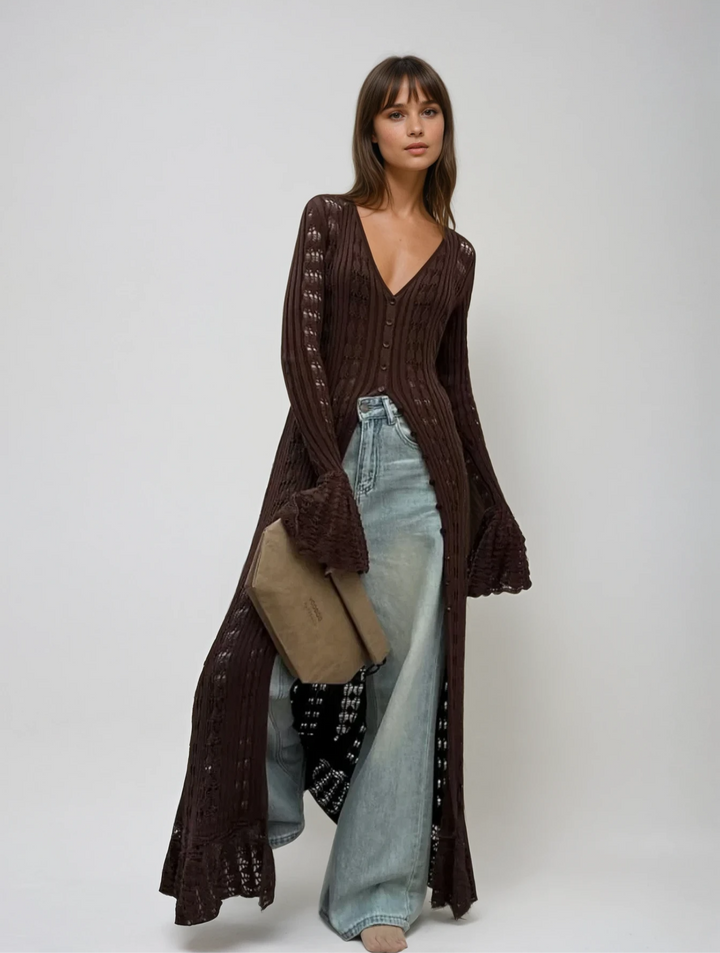 Sofia™ | Céleste - Cappotto di Lana Francese per le Vacanze