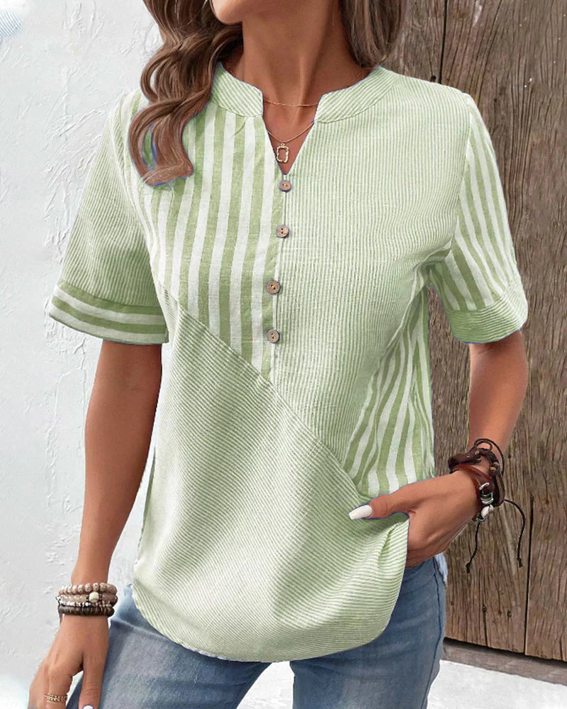 Sofia™ | Celie - Classico Top a Righe