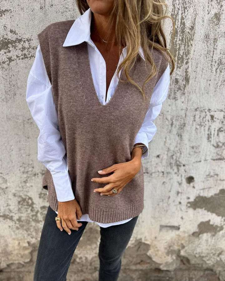 Sofia™ | Natalie Gilet in Maglia