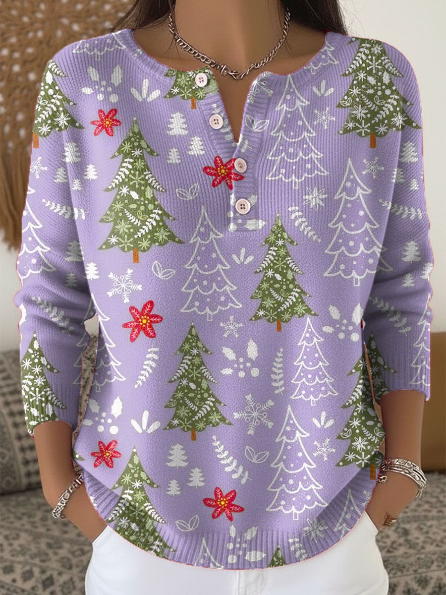 Sofia – Maglione di Natale con bottoni