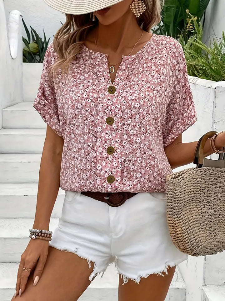 Sofia™ | Brigitte - Affascinante Blusa Floreale
