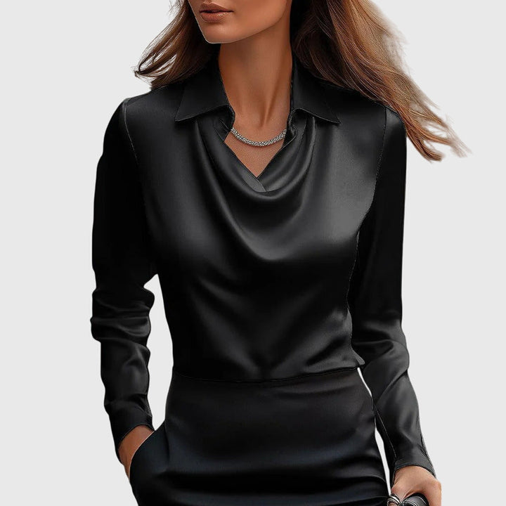 Giulia – Camicetta Elegante in Satin Lucido