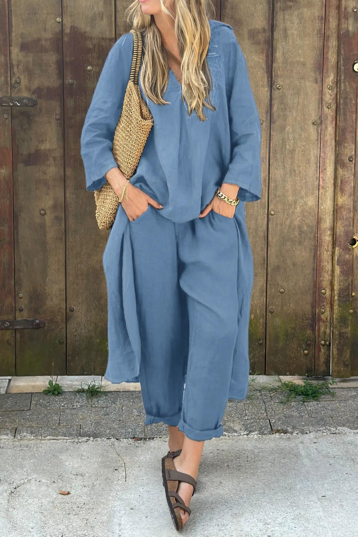 ELENA™ | Set Chic a Due Pezzi con Eleganza Senza Sforzo e Stile Versatile