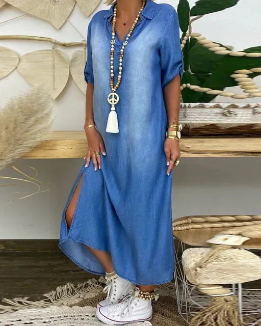 Ibiza - Vestito Maxi in Denim