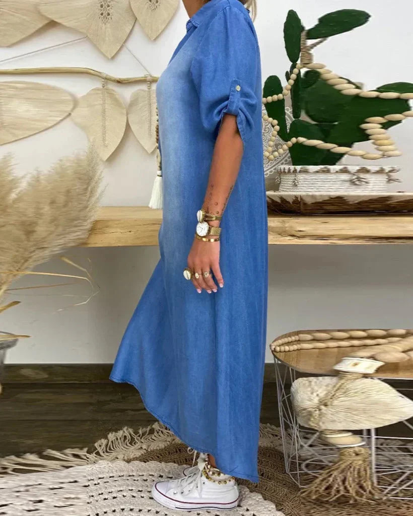 Ibiza - Vestito Maxi in Denim