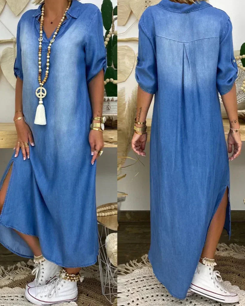 Ibiza - Vestito Maxi in Denim