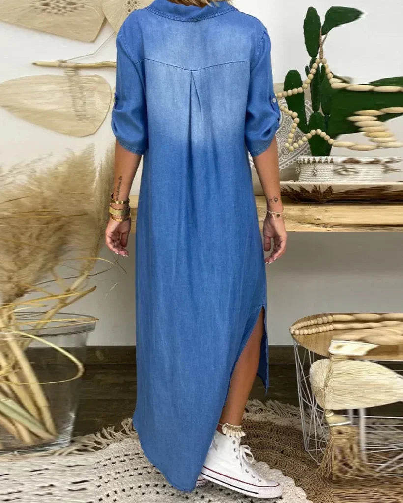 Ibiza - Vestito Maxi in Denim