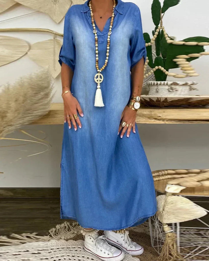 Ibiza - Vestito Maxi in Denim