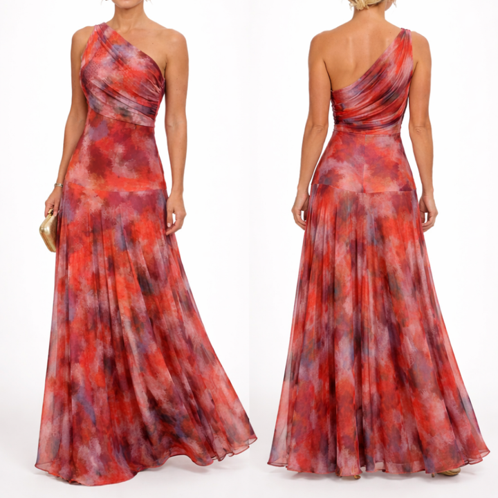 Giorgia - Abito lungo fluido dal design elegante