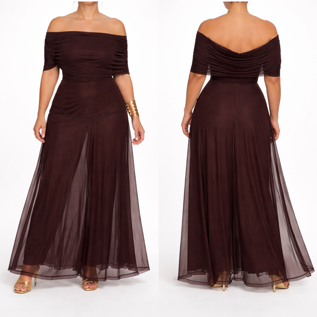Giorgia - Abito lungo fluido dal design elegante