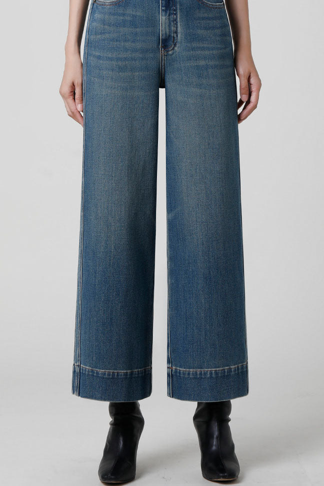 Sofia™ | Jeans Slim a Gamba Larga con Patatine Fritte