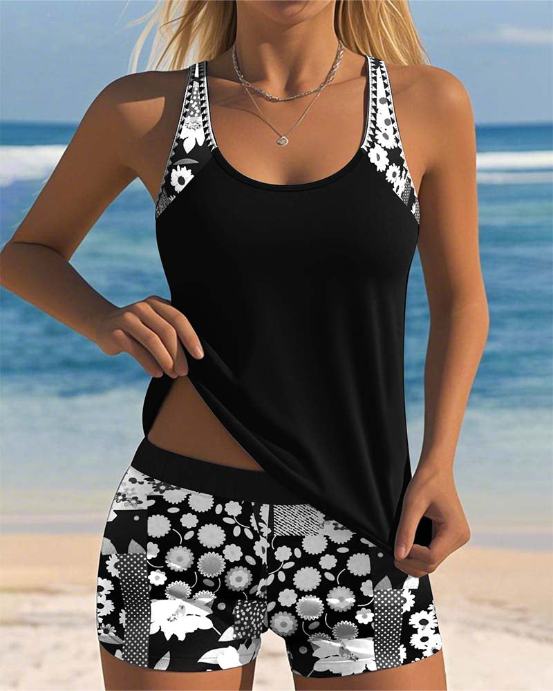 SABRINA™ | Bikini Due Pezzi Floreale a Vestibilità Comoda
