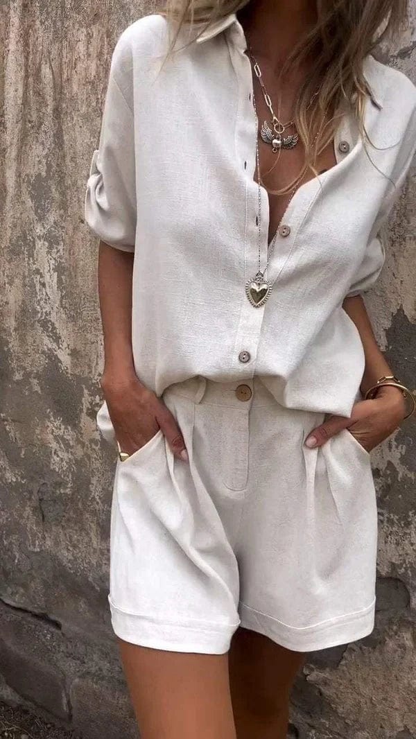 Linnea – Completo in Lino Leggero ed Elegante