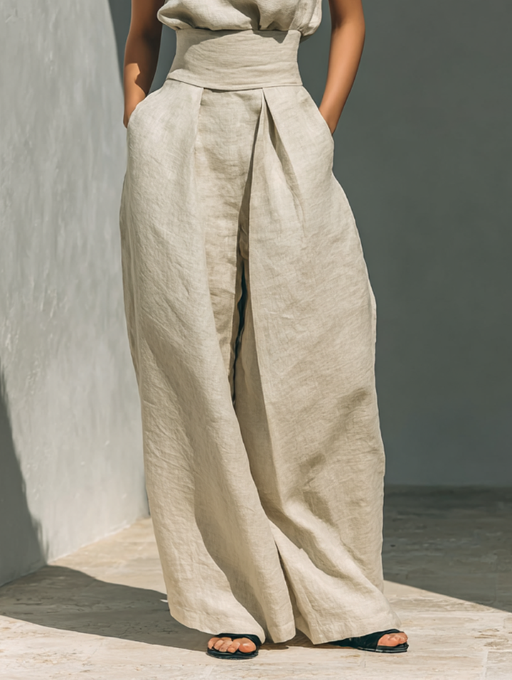 Giulia | Completo in Lino Minimalista
