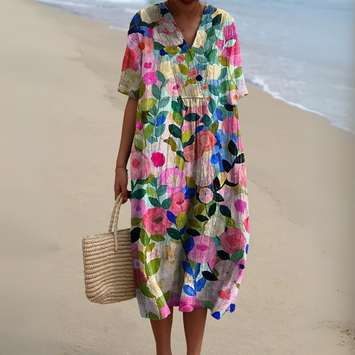 Audrey - Abito Floreale Elegante