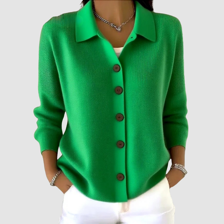 JOANNA - Cardigan in Maglia con Bottoni