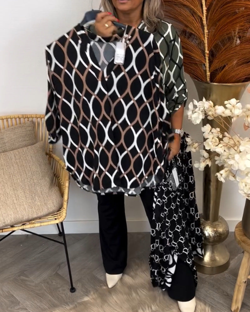 Noor – Blusa con Stampa Grafica