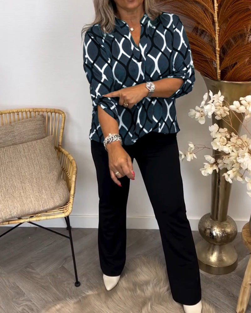 Noor – Blusa con Stampa Grafica
