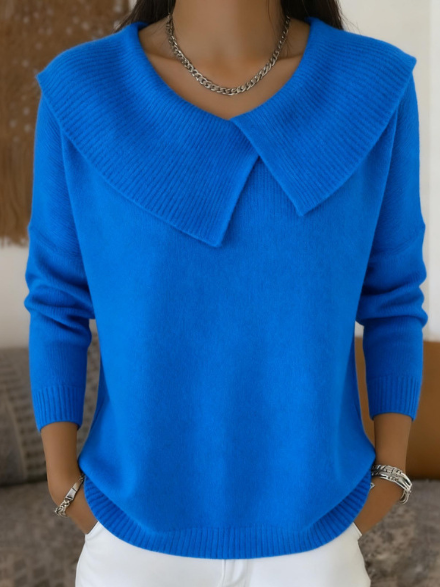 Lucia | Maglia Calda con Colletto Morbido