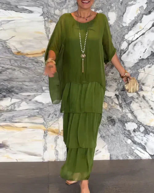 Lara - Vestito maxi elegante fluido