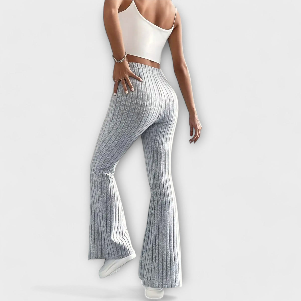 Luretta – Pantaloni svasati con struttura fine