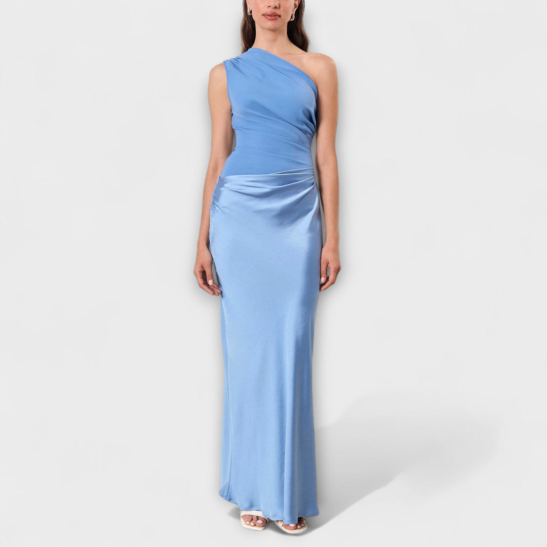 Luna - Abito in satin asimmetrico