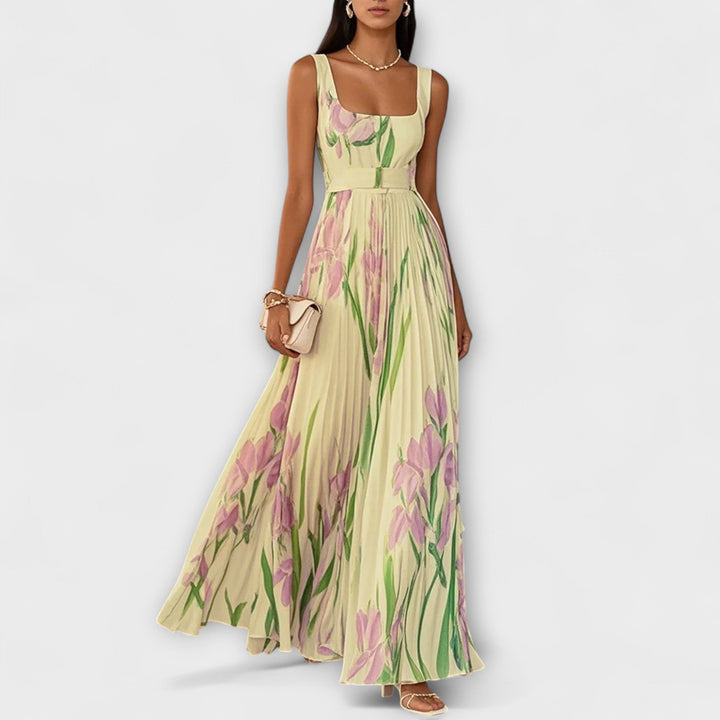 Penélope - Vestito Maxi in Chiffon