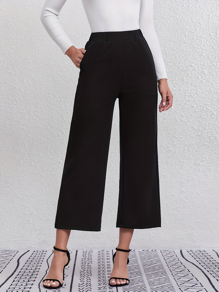 Sofia™ | Pantaloni a Gamba Larga a Vita Alta Serena-Flair
