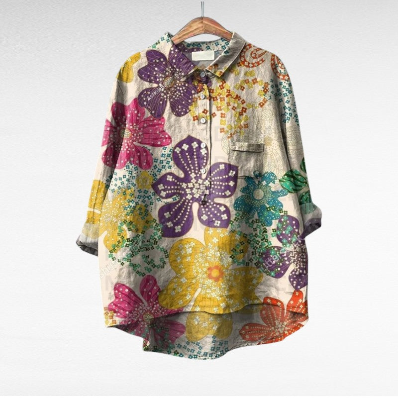 Thérèse | Elegante Blusa Estiva in Lino