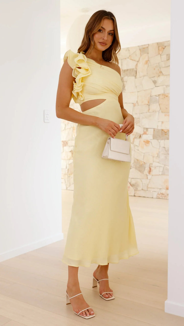 Blaire | Abito Maxi Cutout a Spalla Unica