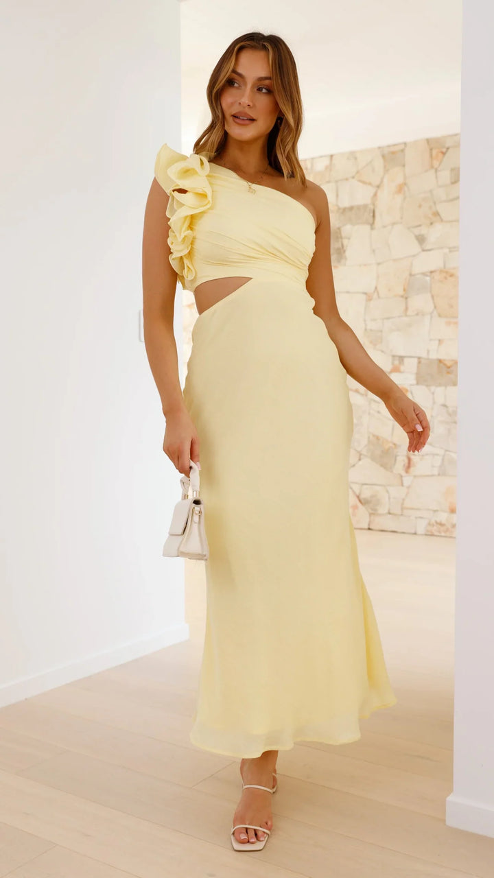 Blaire | Abito Maxi Cutout a Spalla Unica