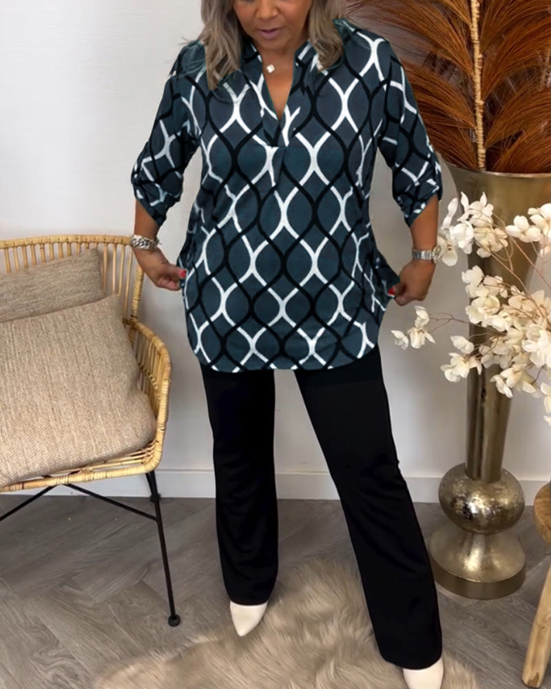 Noor – Blusa con Stampa Grafica