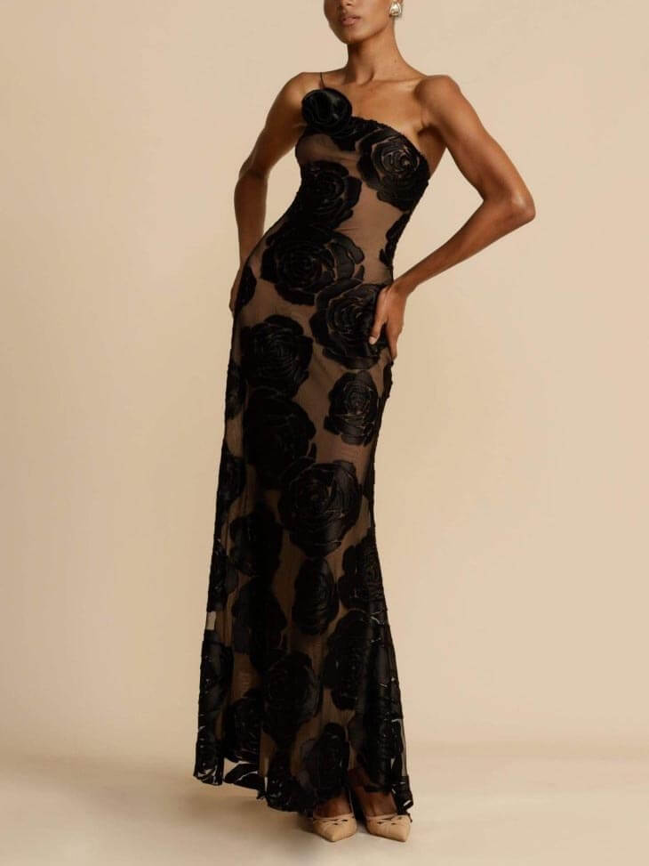 Alice - Abito Maxi con Fiori